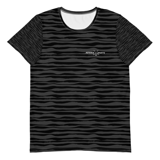 Men's Athletic T-shirt I Black Tiger