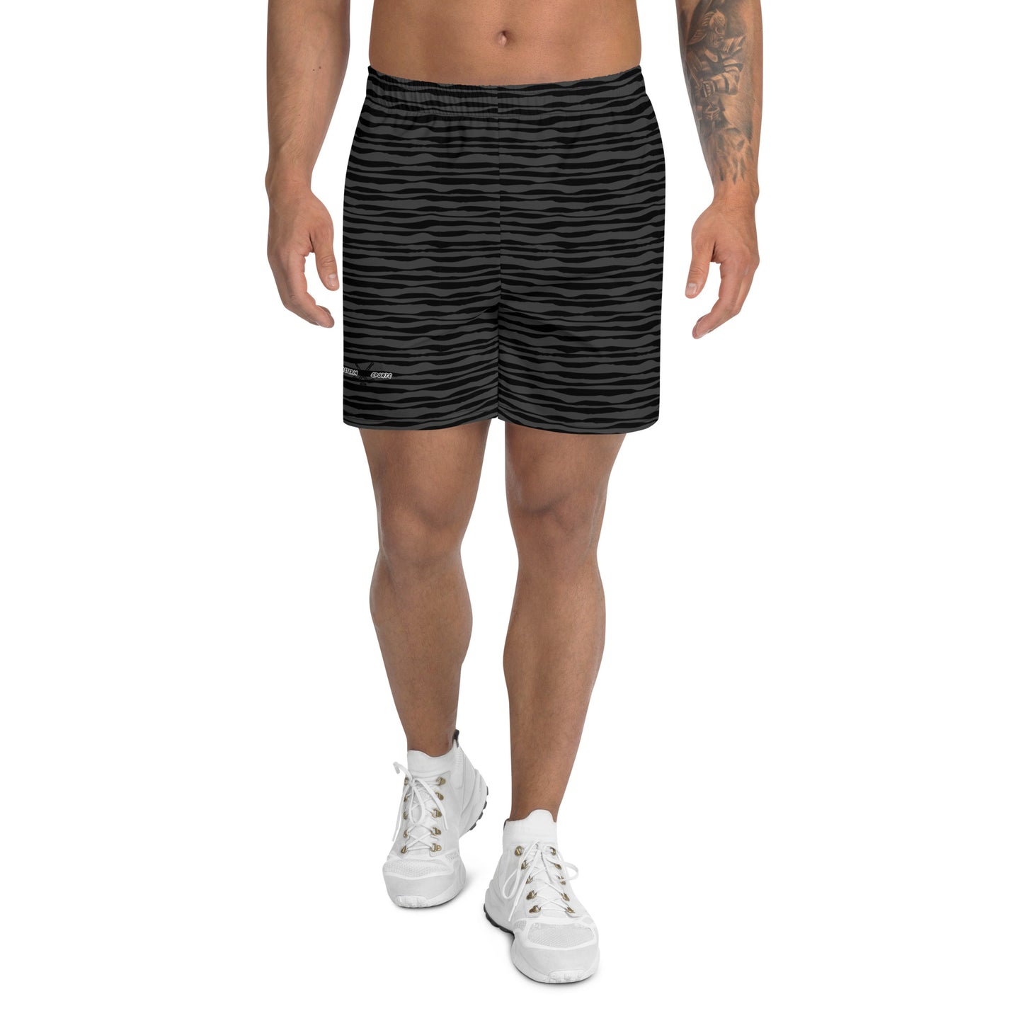Men's Athletic Shorts I Black Tiger