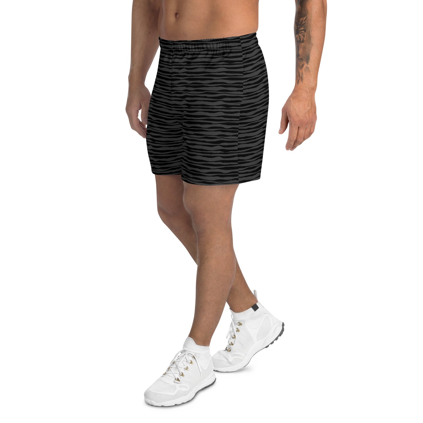 Men's Athletic Shorts I Black Tiger