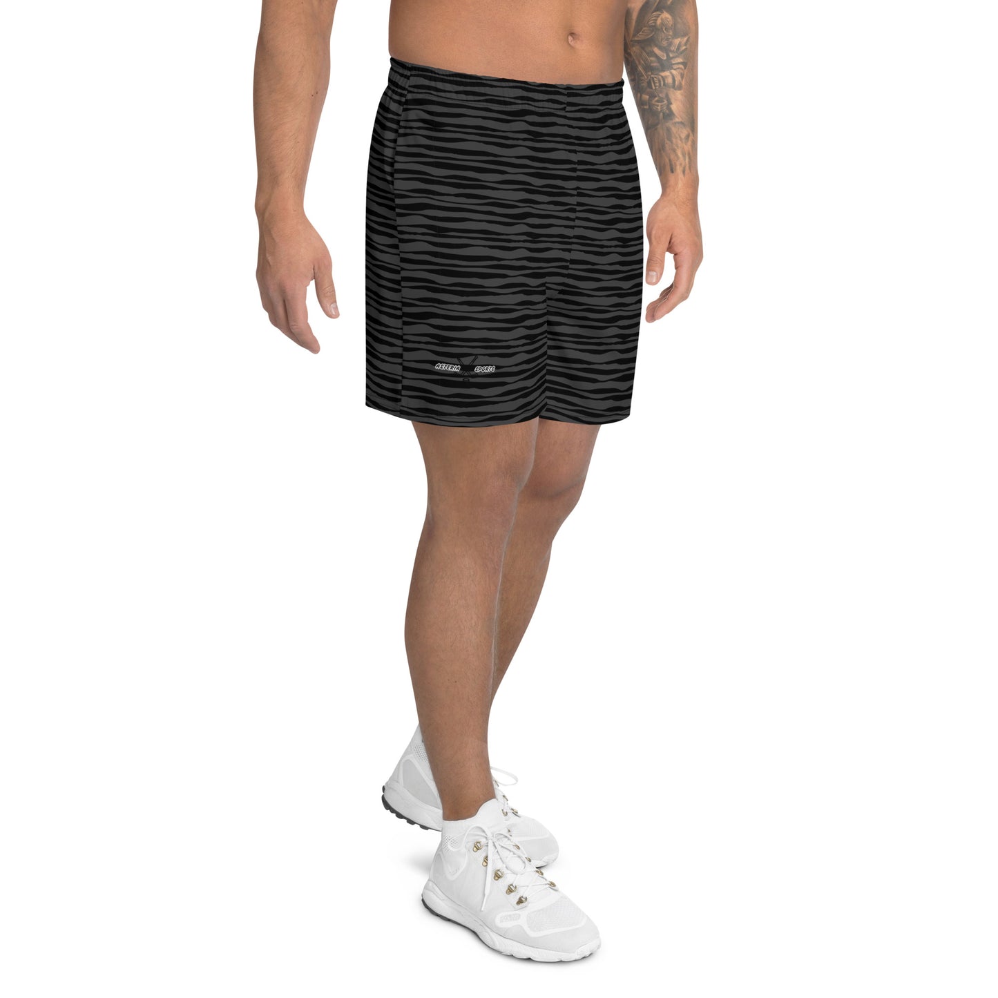 Men's Athletic Shorts I Black Tiger